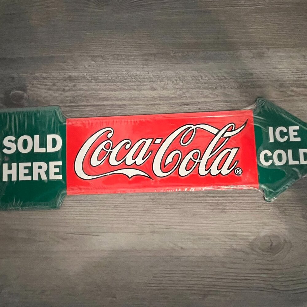 Coca Cola Arrow Sign